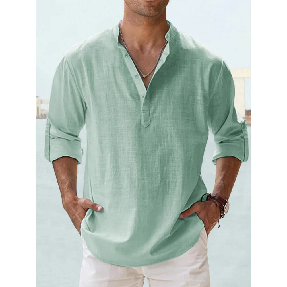 men t shirts | New Cotton Linen Shirts for Men
